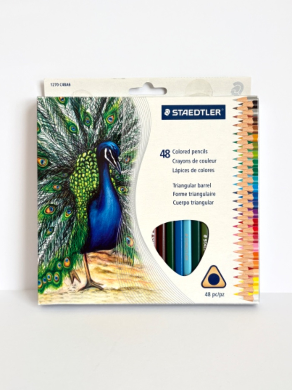 Staedtler Colored Art Pencils 48 Triangular Barrel Arts & Crafts Artist